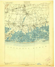 Hempstead New York Historical topographic map, 1:62500 scale, 15 X 15 Minute, Year 1903