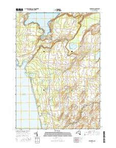 Henderson New York Current topographic map, 1:24000 scale, 7.5 X 7.5 Minute, Year 2016