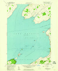 Henderson Bay New York Historical topographic map, 1:24000 scale, 7.5 X 7.5 Minute, Year 1959