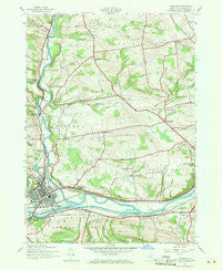 Herkimer New York Historical topographic map, 1:24000 scale, 7.5 X 7.5 Minute, Year 1943
