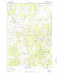 Hermon New York Historical topographic map, 1:24000 scale, 7.5 X 7.5 Minute, Year 1966