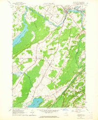Heuvelton New York Historical topographic map, 1:24000 scale, 7.5 X 7.5 Minute, Year 1963