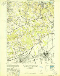 Hicksville New York Historical topographic map, 1:24000 scale, 7.5 X 7.5 Minute, Year 1947