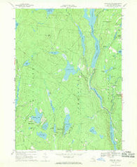 Highland Lake New York Historical topographic map, 1:24000 scale, 7.5 X 7.5 Minute, Year 1967