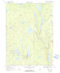 Highland Lake New York Historical topographic map, 1:24000 scale, 7.5 X 7.5 Minute, Year 1967