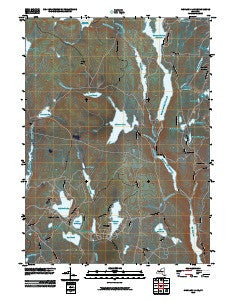 Highland Lake New York Historical topographic map, 1:24000 scale, 7.5 X 7.5 Minute, Year 2010