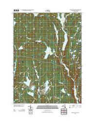 Highland Lake New York Historical topographic map, 1:24000 scale, 7.5 X 7.5 Minute, Year 2013