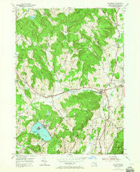 Hillsdale New York Historical topographic map, 1:24000 scale, 7.5 X 7.5 Minute, Year 1953