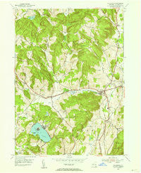 Hillsdale New York Historical topographic map, 1:24000 scale, 7.5 X 7.5 Minute, Year 1953