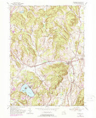 Hillsdale New York Historical topographic map, 1:24000 scale, 7.5 X 7.5 Minute, Year 1953