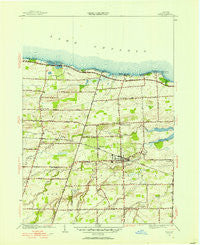Hilton New York Historical topographic map, 1:24000 scale, 7.5 X 7.5 Minute, Year 1952