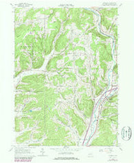 Hinsdale New York Historical topographic map, 1:24000 scale, 7.5 X 7.5 Minute, Year 1979