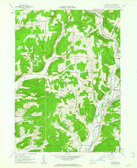 Hinsdale New York Historical topographic map, 1:24000 scale, 7.5 X 7.5 Minute, Year 1961