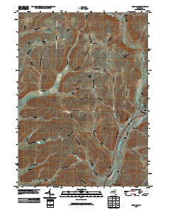 Hinsdale New York Historical topographic map, 1:24000 scale, 7.5 X 7.5 Minute, Year 2010