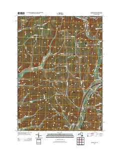 Hinsdale New York Historical topographic map, 1:24000 scale, 7.5 X 7.5 Minute, Year 2013