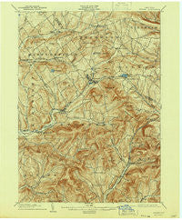 Hobart New York Historical topographic map, 1:62500 scale, 15 X 15 Minute, Year 1904