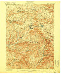 Hobart New York Historical topographic map, 1:62500 scale, 15 X 15 Minute, Year 1904