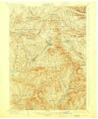 Hobart New York Historical topographic map, 1:62500 scale, 15 X 15 Minute, Year 1904