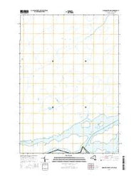 Hogansburg OE N New York Current topographic map, 1:24000 scale, 7.5 X 7.5 Minute, Year 2016