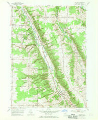 Holland New York Historical topographic map, 1:24000 scale, 7.5 X 7.5 Minute, Year 1955