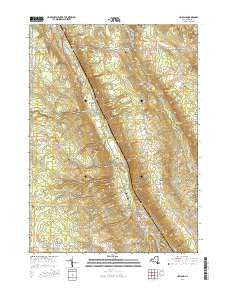 Holland New York Current topographic map, 1:24000 scale, 7.5 X 7.5 Minute, Year 2016