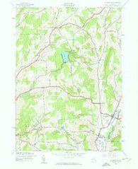 Holmesville New York Historical topographic map, 1:24000 scale, 7.5 X 7.5 Minute, Year 1943
