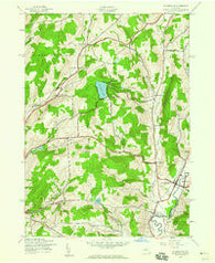 Holmesville New York Historical topographic map, 1:24000 scale, 7.5 X 7.5 Minute, Year 1943