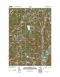 Holmesville New York Historical topographic map, 1:24000 scale, 7.5 X 7.5 Minute, Year 2013
