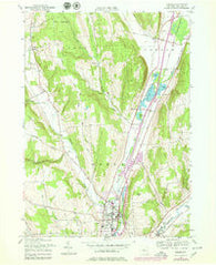 Homer New York Historical topographic map, 1:24000 scale, 7.5 X 7.5 Minute, Year 1978