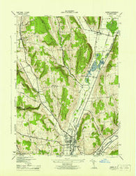 Homer New York Historical topographic map, 1:31680 scale, 7.5 X 7.5 Minute, Year 1944