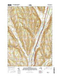 Homer New York Current topographic map, 1:24000 scale, 7.5 X 7.5 Minute, Year 2016
