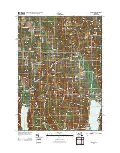 Honeoye New York Historical topographic map, 1:24000 scale, 7.5 X 7.5 Minute, Year 2013