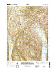 Honeoye New York Current topographic map, 1:24000 scale, 7.5 X 7.5 Minute, Year 2016
