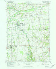 Honeoye Falls New York Historical topographic map, 1:24000 scale, 7.5 X 7.5 Minute, Year 1971