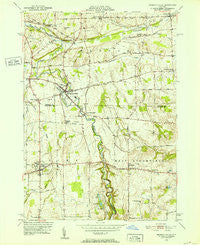 Honeoye Falls New York Historical topographic map, 1:24000 scale, 7.5 X 7.5 Minute, Year 1951