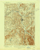 Hoosick New York Historical topographic map, 1:62500 scale, 15 X 15 Minute, Year 1897