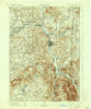 Hoosick New York Historical topographic map, 1:62500 scale, 15 X 15 Minute, Year 1897
