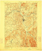 Hoosick New York Historical topographic map, 1:62500 scale, 15 X 15 Minute, Year 1897