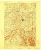 Hoosick New York Historical topographic map, 1:62500 scale, 15 X 15 Minute, Year 1897