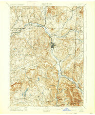 Hoosick New York Historical topographic map, 1:62500 scale, 15 X 15 Minute, Year 1897