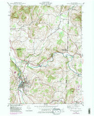 Hoosick Falls New York Historical topographic map, 1:24000 scale, 7.5 X 7.5 Minute, Year 1943