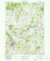 Hoosick Falls New York Historical topographic map, 1:24000 scale, 7.5 X 7.5 Minute, Year 1943
