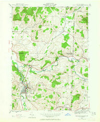 Hoosick Falls New York Historical topographic map, 1:24000 scale, 7.5 X 7.5 Minute, Year 1943