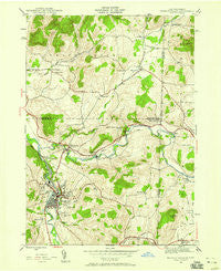 Hoosick Falls New York Historical topographic map, 1:24000 scale, 7.5 X 7.5 Minute, Year 1943