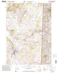 Hoosick Falls New York Historical topographic map, 1:24000 scale, 7.5 X 7.5 Minute, Year 1995