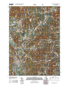 Hoosick Falls New York Historical topographic map, 1:24000 scale, 7.5 X 7.5 Minute, Year 2011