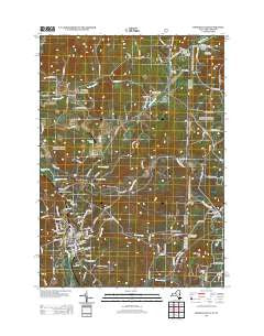 Hoosick Falls New York Historical topographic map, 1:24000 scale, 7.5 X 7.5 Minute, Year 2013
