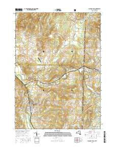 Hoosick Falls New York Current topographic map, 1:24000 scale, 7.5 X 7.5 Minute, Year 2016
