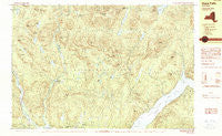 Hope Falls New York Historical topographic map, 1:25000 scale, 7.5 X 15 Minute, Year 1990