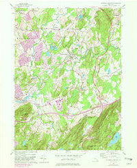 Hopewell Junction New York Historical topographic map, 1:24000 scale, 7.5 X 7.5 Minute, Year 1981